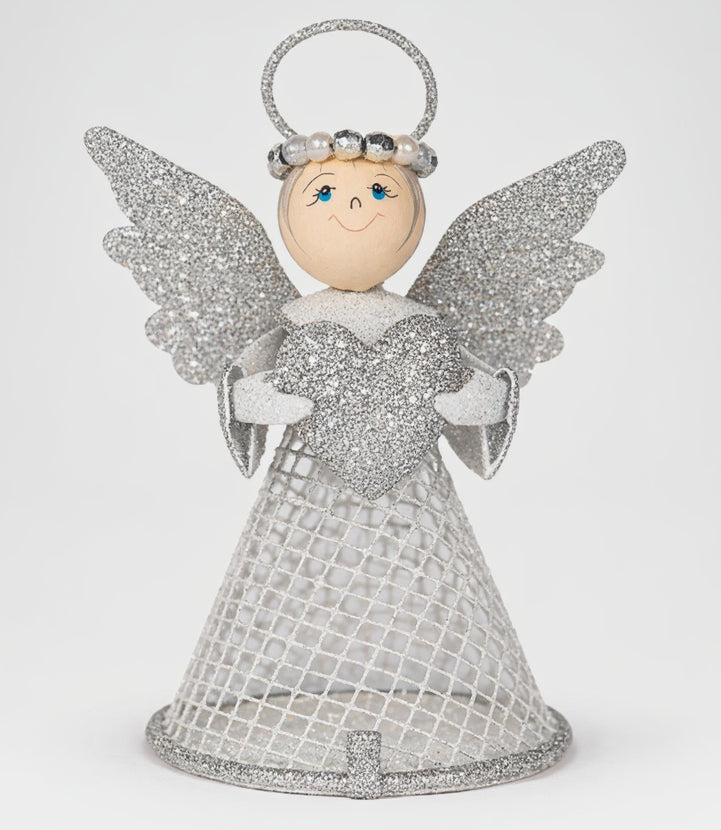 Überraschungsengel silber Herz