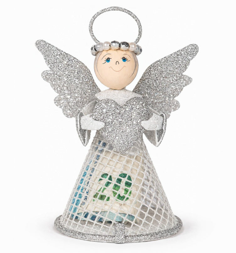 Überraschungsengel silber Herz