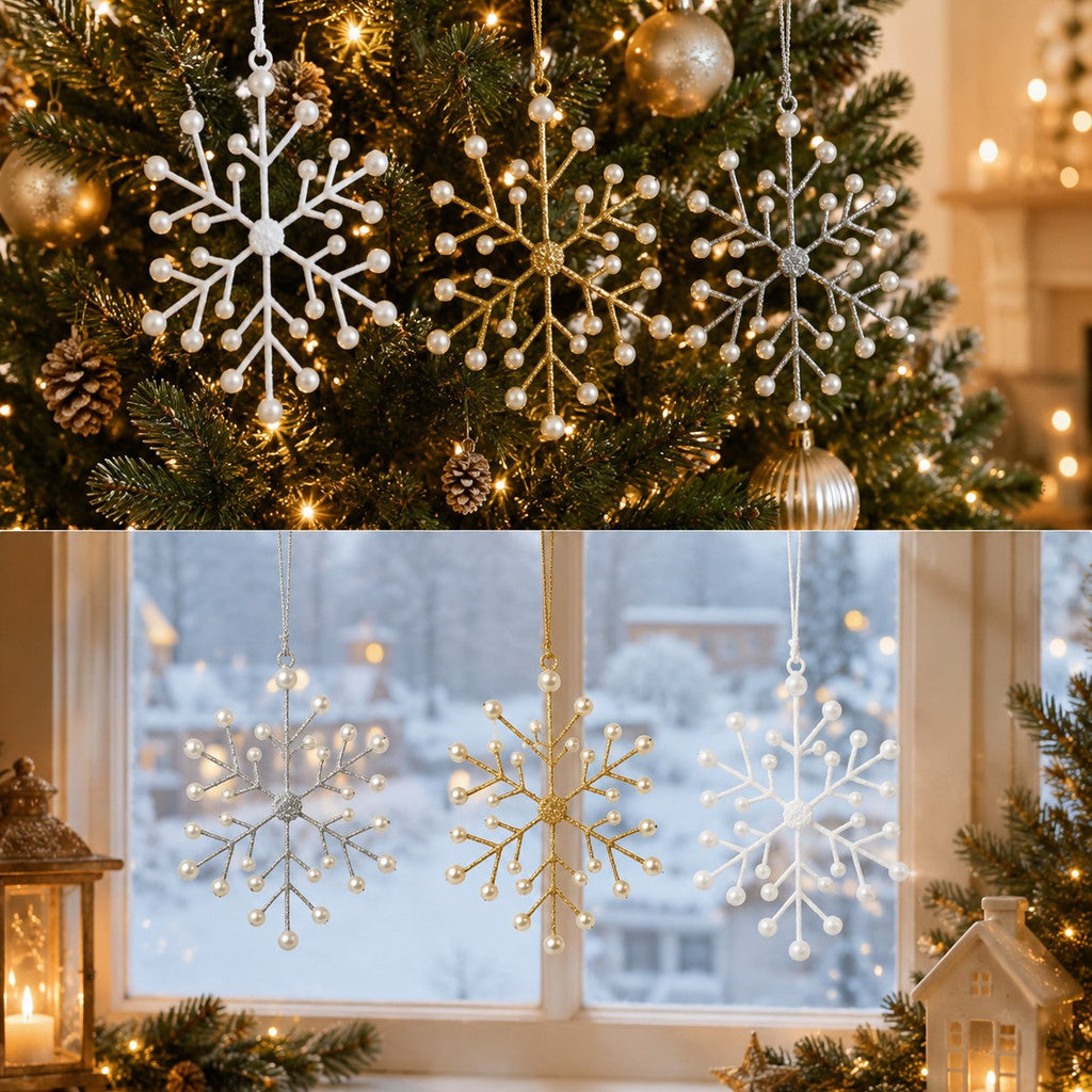 Schneeflocken- 3er Set